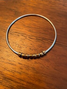 The Good Collective Worry Bangle in Silver